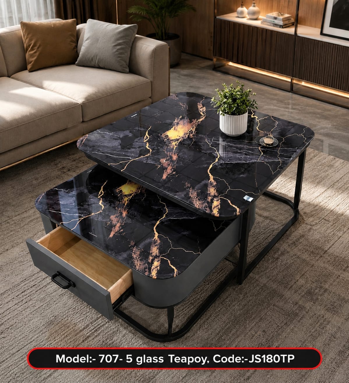 Center Tables product JS-49 — Jaisri Furnitures Vijayawada