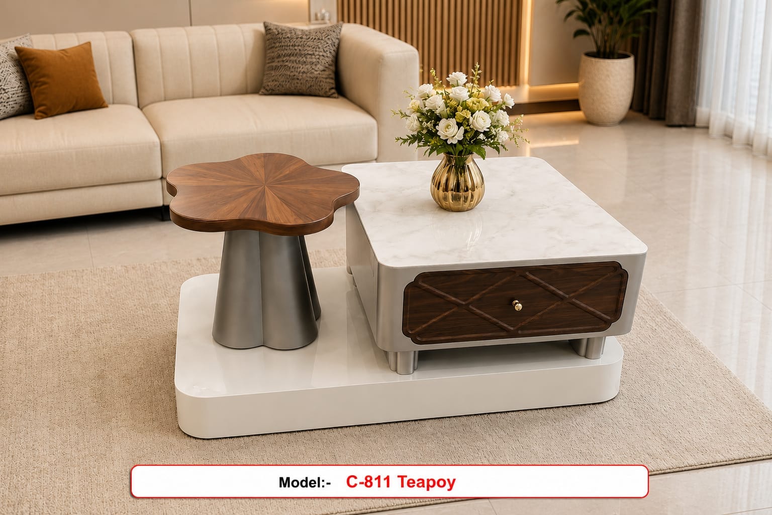 Center Tables product JS-52 — Jaisri Furnitures Vijayawada